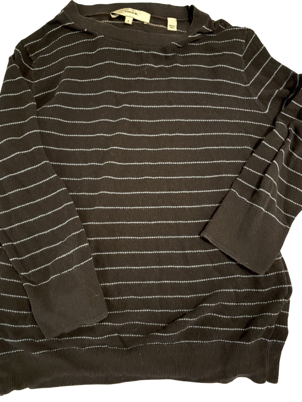 Vince blue striped sweater